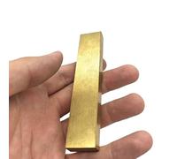 WUDOLI Plaque de laiton H59, barre plate carrée, fournitures de fabrication de couteaux, 40 x 40 mm, 40 x 50 mm, 40 x 70 mm, 45 x 45 mm, 50 x 50 mm Outils(100mm x 20mm x 30mm)