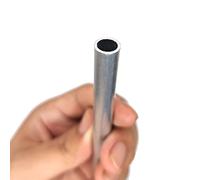 WUDOLI Tube en aluminium 0,5 mm d'épaisseur 2 mm 30 mm de diamètre extérieur droit 300 mm 500 mm de longueur rond 6063 tube en alliage d'aluminium Industrie(OD 5 x ID 4mm)