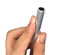 WUDOLI Tube métallique en alliage d'aluminium 6061 for cadres de portes et fenêtres, supports de murs-rideaux Industrie(500mm x 38mm x 5mm)
