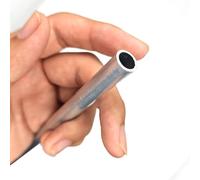WUDOLI Tube rond en aluminium 6063 à paroi mince for supports de tente et arceaux d'engrenage en plastique Industrie(500mm OD 2 x ID 1.5mm)