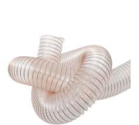 WUDOLI Tuyau en polyuréthane, conduit en polyuréthane, tuyau en fil d'acier cuivré, tuyau à vide transparent, ventilation télescopique outils(55mm thickness 1.2mm)