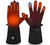 WUEAOA Gant Chauffant | Gants Chauffants Femme Homme | Unisexe 3 Niveaux de Chauffe & Écran Tactile | Fins pour Une Dextérité Maximale | Se Portent Seuls ou en sous Gants Chauffants