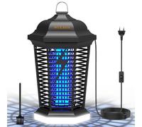 WUEAOA Lampe Anti Moustique avec éclairage LED, Câble de 3m, 4000V 18W UV Tueur d'Insectes Électrique Anti Insectes Répulsif Efficace Portée 80-100m², Étanche IPX4, pour Intérieur et Extérieur