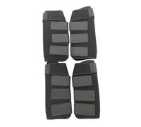 wueiooskj 4X Bottes pour Chevaux de Soutien, réutilisables, Respirantes et Confortables, Couvre-Jambes SR Roses, Noir, S