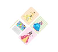 wueiooskj Activités manuelles pour enfants : tableaux à dessin à picots, livre d'activités d'habillage, kits d'art éducatifs pour développer la reconnaissance des couleurs chez les filles, kits d'arts