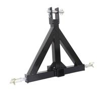 wueiooskj Attelage de remorque Robuste en Acier à 3 Points avec récepteur de 2 Pouces, Adaptateur Barre Traction pour Tracteur, idéal pour Les travaux Difficiles et Les équipements agricoles.