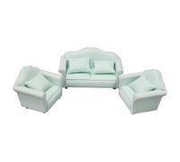 wueiooskj canapé Miniature pour poupée, Fauteuil et canapé, apporte Une Touche réaliste à Votre Maison de poupée (112 pièces). Construction très détaillée pour Tous Les aspects du Fauteuil et de