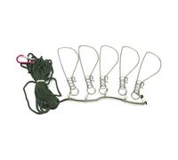 wueiooskj Coffre-Fort pour Prises de pêche avec Boucle de Verrouillage, Construction Robuste en Acier Inoxydable et Nylon, antirouille, pour Poissons Vivants et Gros Poissons.