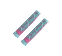 wueiooskj Collier de serrage renforcé en alliage d'aluminium avec poignée en caoutchouc souple pour guidon de vélo route, VTT, BMX et trottinette, tube guidon, Vert, 160 x 22.2 mm