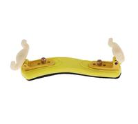 wueiooskj Coussinet d'épaule réglable, léger et coloré pour violon - Accessoires de violon de qualité supérieure - Coussinet d'épaule réglable pour, Jaune, 1-4 1-8