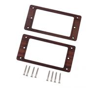wueiooskj Ensemble de deux anneaux de montage pour micros de guitare électrique Essential Electric Guitar Mounting Rings Flat Bottom - Accessoires pour guitaristes électriques