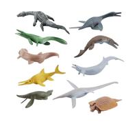 wueiooskj Ensemble de dix Figurines d'animaux Marins imaginatifs, idéal pour décorer Un Bureau Offrir pour aux Enfants Pendant Les fêtes. Figurines Placodontia, Jouets d'action pour Les activités