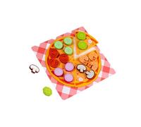 wueiooskj Ensemble de Jeu de Cuisine Cookies Pizza : stimule l'imagination des Enfants grâce à des Accessoires Cuisine factices. , Pizza , 22.5 x 22.5 cm