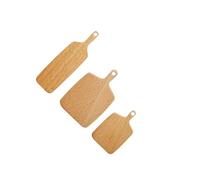 wueiooskj Ensemble de Planches à Fromage avec poignées pour Maisons de poupées à l'échelle 1:6 et 1:12, Marron foncé, Marron Clair