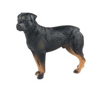 wueiooskj Figurine de Chien imitant la Peinture à la Main, idéale pour Une décoration de fête à thème, Labrador Blanc, Rottweiler