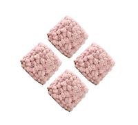 wueiooskj Fil de polyester géant Jumbo, crochet, tissage, superbes projets tissés sans effort et projets de tricot, fil épais, coussin, fabrication tapis DIY lavable, Rose, 40 m par balle