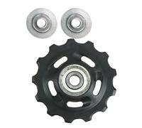 wueiooskj Galet de Guidage de dérailleur arrière de vélo 13T 11T, pièces de Rechange pour Un Passage de Vitesses Fluide, roulement en Acier.