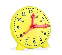 wueiooskj Horloge éducative Apprentissage précoce Heure Minute Seconde Maternelle Enseignement Intelligence Jouets Festival Enfants Enfants, Jaune