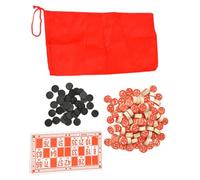 wueiooskj Jetons de Bingo Pièces de Jeu Vintage Tuiles Bingo Classiques Jeux Groupe et Plaisir en Famille Créer des Souvenirs durables Ensemble Bricolage Artisanat Jeux Mariage Vacances