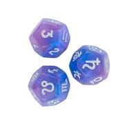 wueiooskj Jeu de dés de Tarot à 12 Faces, Chiffres faciles à Lire, idéal pour Les soirées Jeux en Famille, Les fêtes et Constellations.