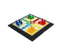 wueiooskj Jeu de Ludo Portable, expérience d'échecs Interactive et captivante, Aventure éducative, Jeu de dés palpitant pour Toute la Famille, idéal pour Les fêtes, Les Voyages et stratégies
