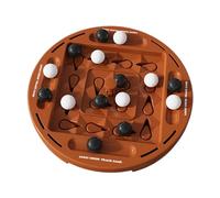 wueiooskj Jeu de Plateau d'échecs Portable : Un Moment privilégié en Famille pour développer la logique et la motricité Fine. Jeu d'échecs stratégique, idéal comme Cadeau d'anniversaire.