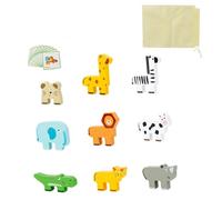 wueiooskj Jouets empilables en Bois pour Animaux, Jouet d'équilibre pour Cadeaux d'anniversaire, Festival, Nouvel an