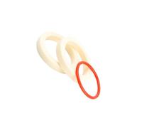 wueiooskj Kit de bagues en Mousse pour amortisseurs de vélo : léger, Facile à Installer, Prolonge la durée Vie la Fourche. Mousse étanche à l'huile et poussière pour amortisseurs vélo, Blanc, 34mm