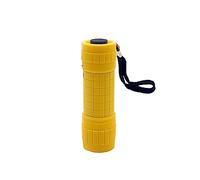 wueiooskj Lampe de poche LED essentielle pour tous les types d'activités de plein air ensemble de lampe de poche ABS multifonctionnel torche Durable, Jaune