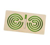 wueiooskj Le Jouet de Jeu de société Labyrinthe avec Une fiabilité améliore Le développement du Cerveau Gauche et Droit Tout en encourageant l'entraînement la motricité Fine Jouet développement du