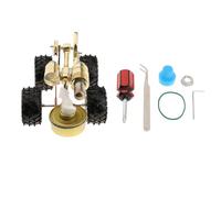 wueiooskj Le kit de Moteur Miniature Stirling construit Ses Propres Jouets en métal Inspire Les Connaissances scientifiques Cadeaux pour Tout Le Monde L'équipement tournera sous