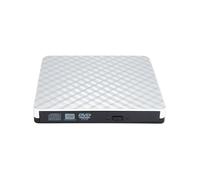 wueiooskj Lecteur CD Personnel Portable pour Maison et Voiture, Interface USB, Prend en Charge la Lecture de données DVD, Logiciel d'installation, Lecteur Vcd USB, Blanc