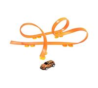 wueiooskj Les Jouets de Piste de Voiture électrique suscitent la pour Joie Noël avec des Jouets à Longue Piste créant des Souvenirs engageants pour Les réunions Famille Course Voiture Jouet Noël