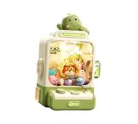 wueiooskj Machine à Pince pour Enfants : Jeu d'arcade Amusant avec Une Mini Machine à Pince et des poupées. Jeux d'arcade d'intérieur pour Les Enfants de 4 Ans et Plus, Vert, 20 x 15.7 x 29.6 cm