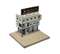 wueiooskj Maquettes de Maisons Miniatures à Construire - Kit Unique à l'échelle 1/64 - Accessoire de scène architecturale Excellentes Options Rangement - Puzzle Construction