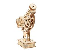wueiooskj Maquettes en Bois à Construire - Puzzle éducatif STEM à Faire soi-même pour Apprendre et s'amuser. Maquette de Microscope en Bois avec des pièces Lisses. Puzzle 3D pour Adultes et