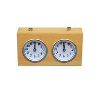 wueiooskj Minuterie d'échecs Dames Horloge Professionnelle Compte à rebours chronomètre Portable compétition Jeu horloges Pas de Batterie nécessaire