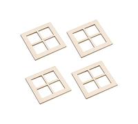 wueiooskj Modèle de Cadre de fenêtre Miniature ajoutant Une Touche Unique pour aux Ornements en Bois Miniatures à l'échelle 1/12, pour aux Jardins féeriques Miniatures et Maisons poupées.