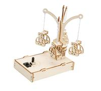wueiooskj Modèle de chaises carrousel, Puzzle en Bois à Monter soi-même : Inspire Les Jeunes Esprits à expérimenter avec des chaises rotatives et Explorer des Concepts scientifiques. Kits