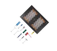 wueiooskj Modèle réduit de Voiture Miniature moulée sous Pression pour Garage, Style D, échelle 1:64, Parking, Noir, Modèle E