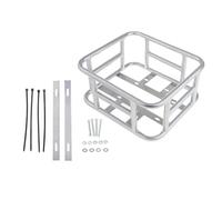 wueiooskj Panier arrière de vélo résistant pour transporter efficacement nourriture et accessoires pour animaux. Solution de rangement pour vélo. Panier amovible pour