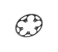 wueiooskj Plateaux de vélo en Aluminium 7075, Plateau étroit/Large, entraxe 130 mm, Conception Ronde pour Une Performance optimale, 52T