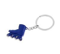 wueiooskj Porte-clés Patins à roulettes, Cadeau créatif et décoratif. Mini Porte-clés, Accessoire léger et Pratique, Bleu, 8x3cm