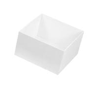 wueiooskj Présentoir à buffet, brunch, bonbons, fête d'anniversaire, cube en acrylique, emboîtable, 15,3 x 15,3 x 5,1 cm, Blanc, 17.8 17.8 10.2 cm