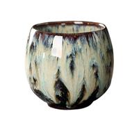 wueiooskj Service à thé en céramique, Tasse Chinoise élégante, Tasse à café Artisanale avec infuseur, Facile Nettoyer. Idéal pour Le Bureau Un Anniversaire, Style D