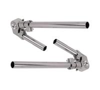 wueiooskj Support de tom en métal, fixation pour grosse caisse, léger et durable : le choix idéal pour tous les batteurs. Longueur du support : 11,81 pouces (30 cm), 2 pièces, 30 cm