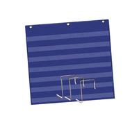 wueiooskj Tableau de Poche avec 3 Crochets, Fournitures pédagogiques pour Cartes de Grammaire alphabétique, Mots Bleus