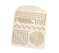 wueiooskj Tableau de traçage en Bois pour Enfants, Apprentissage préscolaire, Double Face, Outil de motricité Fine, Pratique l'écriture, Cadeau, Jouet éducatif précoce, Puzzle, StyleB