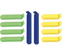 Wüllner+Kaiser 5085 Clips de fermeture pour sacs, multicolores, 10 pièces (1 kit)