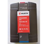 Würth 0634 4 Lot de 19 forets hélicoïdaux HSS DIN Type N 338